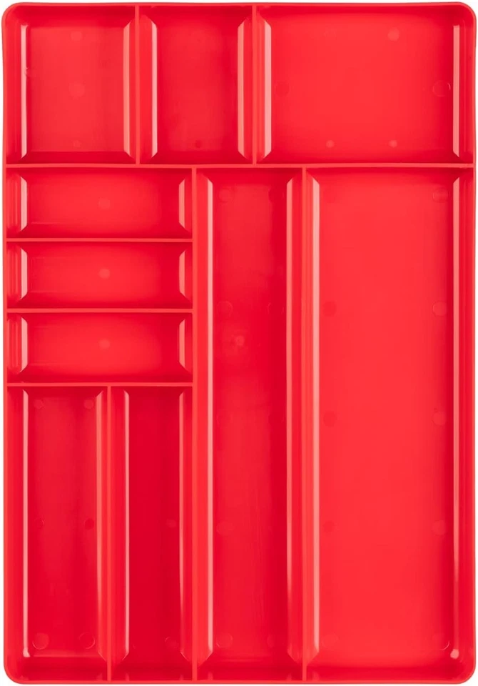 TEKTON Bandeja Organizadora de 10 Compartimentos (Rojo) | OTD11210 | 10 Compartimentos, Rojo Foto 3 de 4