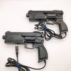 Sega Saturn Gun Controller Virtua Cop HSS-0122 Lot of 2 Game CRT TV Only Tested