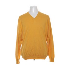 Signum, Strickpullover, Größe: XL, Gelb, Einfarbig, Feinstrick, Herren #xYf