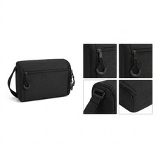 Polyester Tech Organizer Bag Featuring Elastic Straps and Mesh Compartments