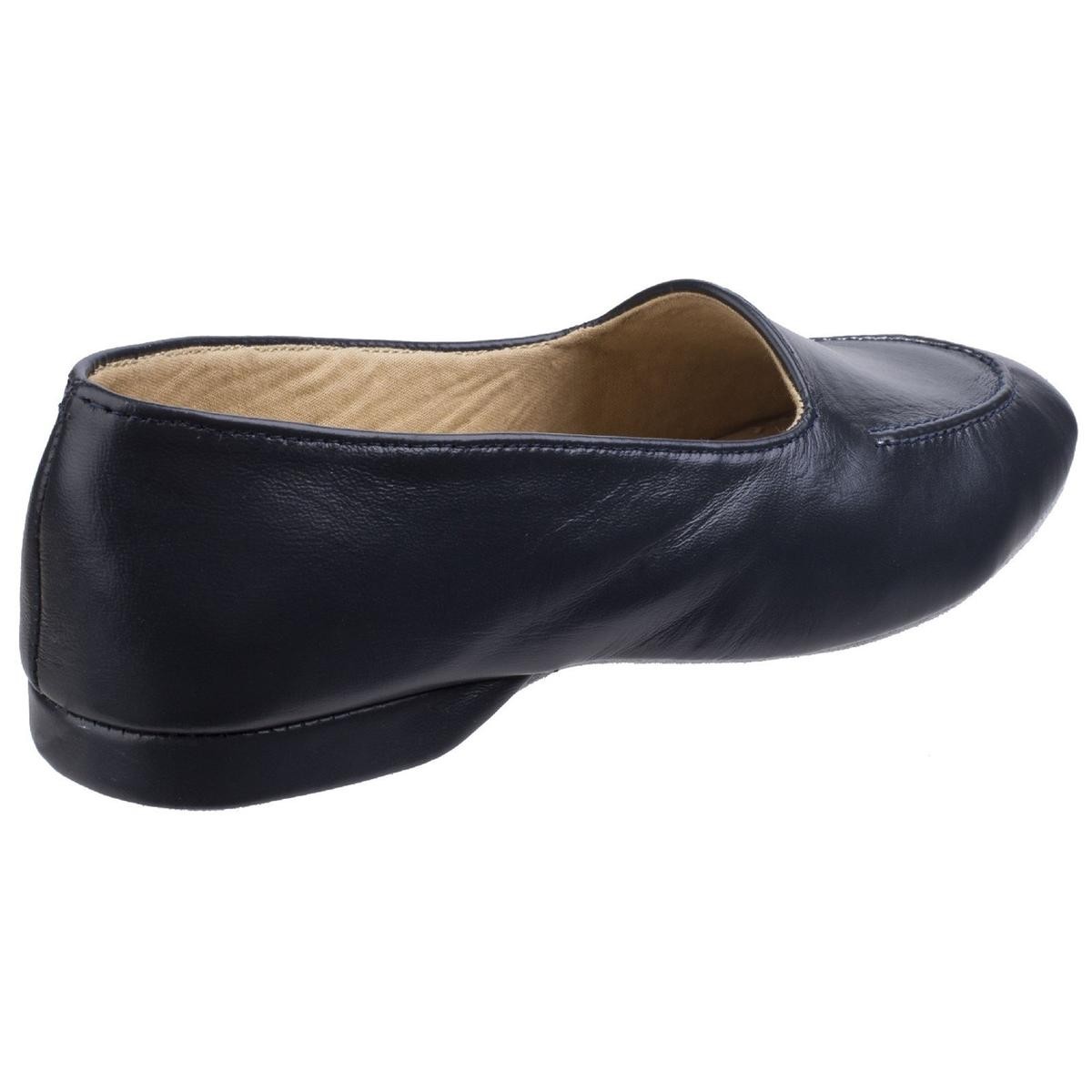 SAOLA Cincasa Fornells Ciabatta Donna Suola in Pelle Navy Calza Imbottita per il Comfort