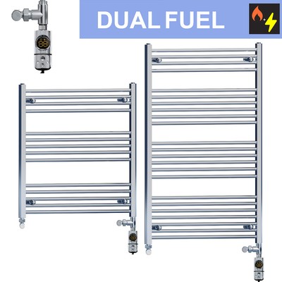 900mm breit Dual Fuel Chrom Heiztuch Heizkörper Terma AF Thermostat Kits