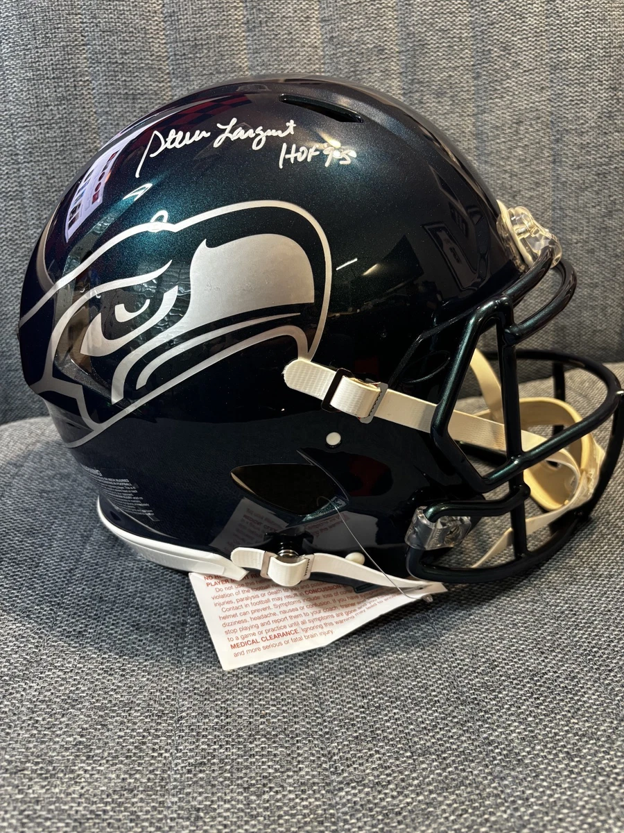 Steve Largent Seattle Seahawks Original Autographed Football NFL