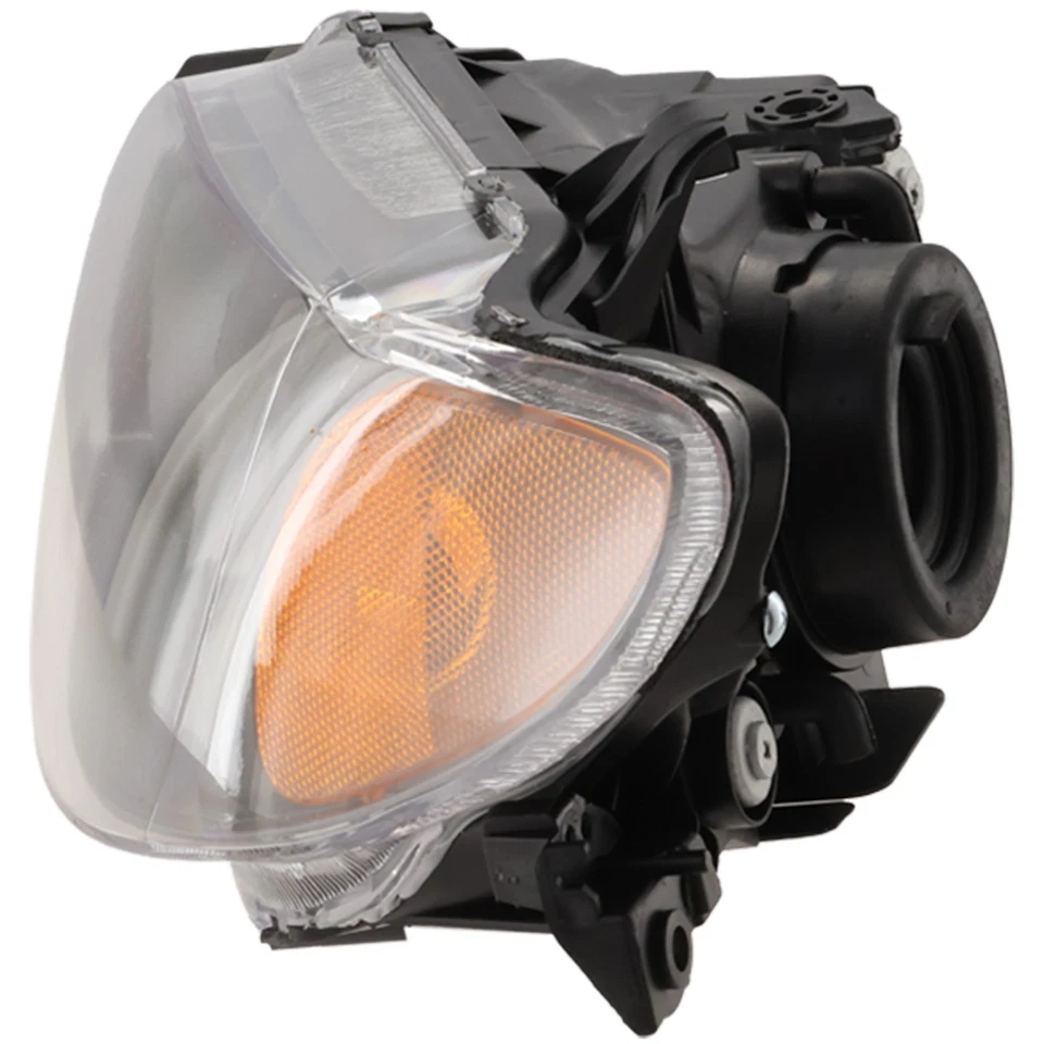 Headlight For 2001 2002 2003 Mazda Protege Left Metal Coat Bezel With Bulb - Image 3 of 4