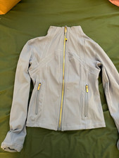 Blue gold zipper lululemon jacket size 4
