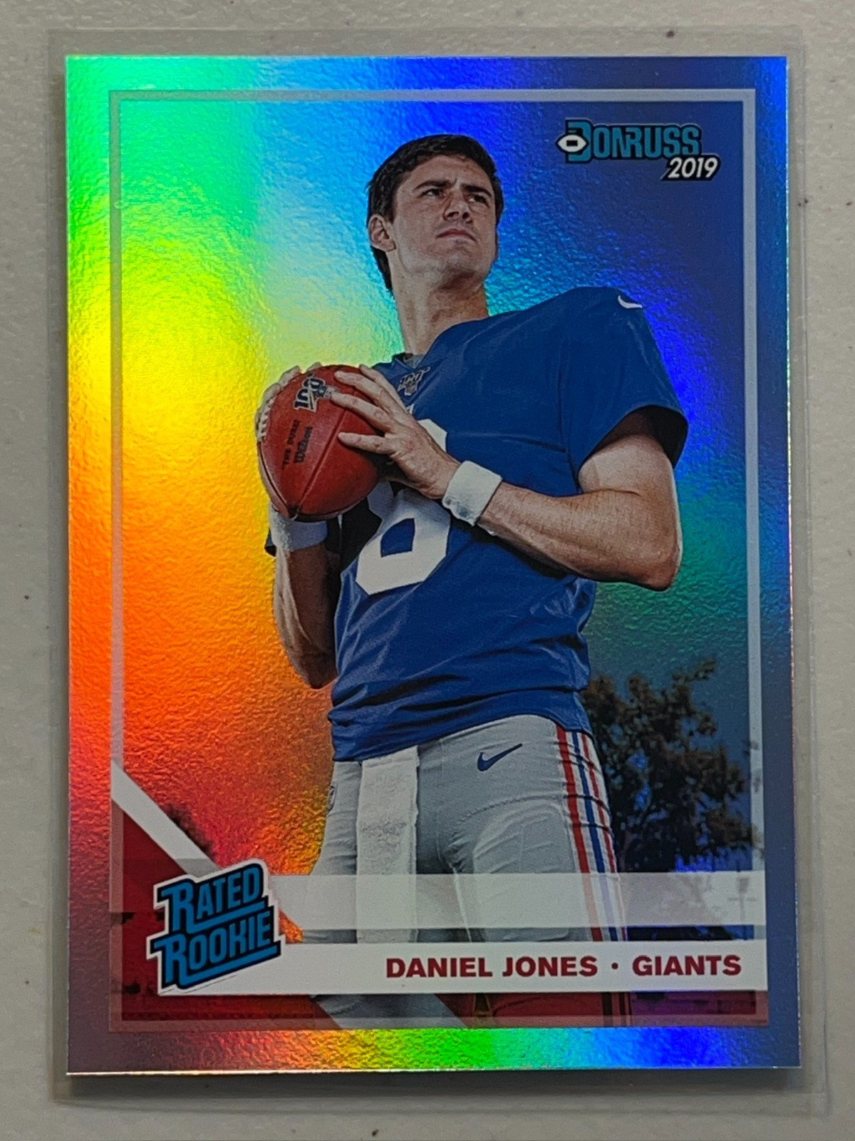 Daniel Jones 2019 Panini Donruss Premium Rated Rookie RARE! #304 (A)