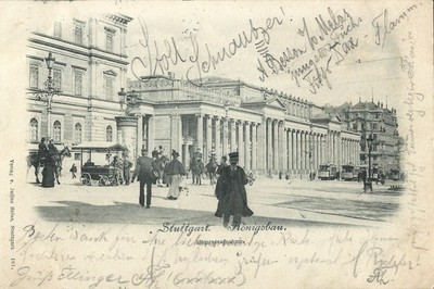 Germany 1898 AK Stuttgart  Ansichtskarte Postcard