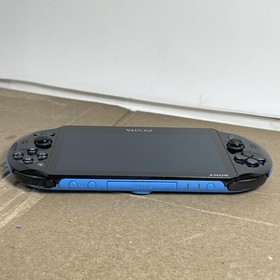 Sony PS Vita 2000 Slim PCH-2000 - Aqua Blue + Charger! Works Good! Minor Flaw!