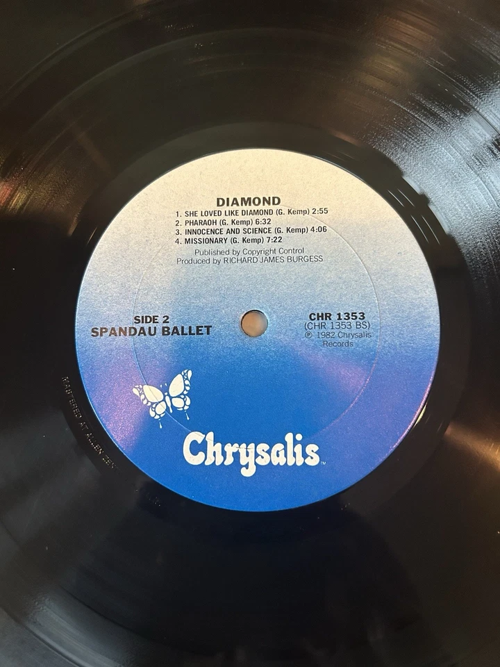 Spandau Ballet - Diamond - Chrysalis -  vinyl LP CHR 1353 - Image 4 of 4