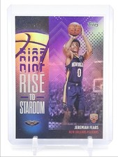 JEREMIAH FEARS 2025-26 TOPPS RISE TO STARDOM ROOKIE PURPLE RAINBOW RC /250 Q0859