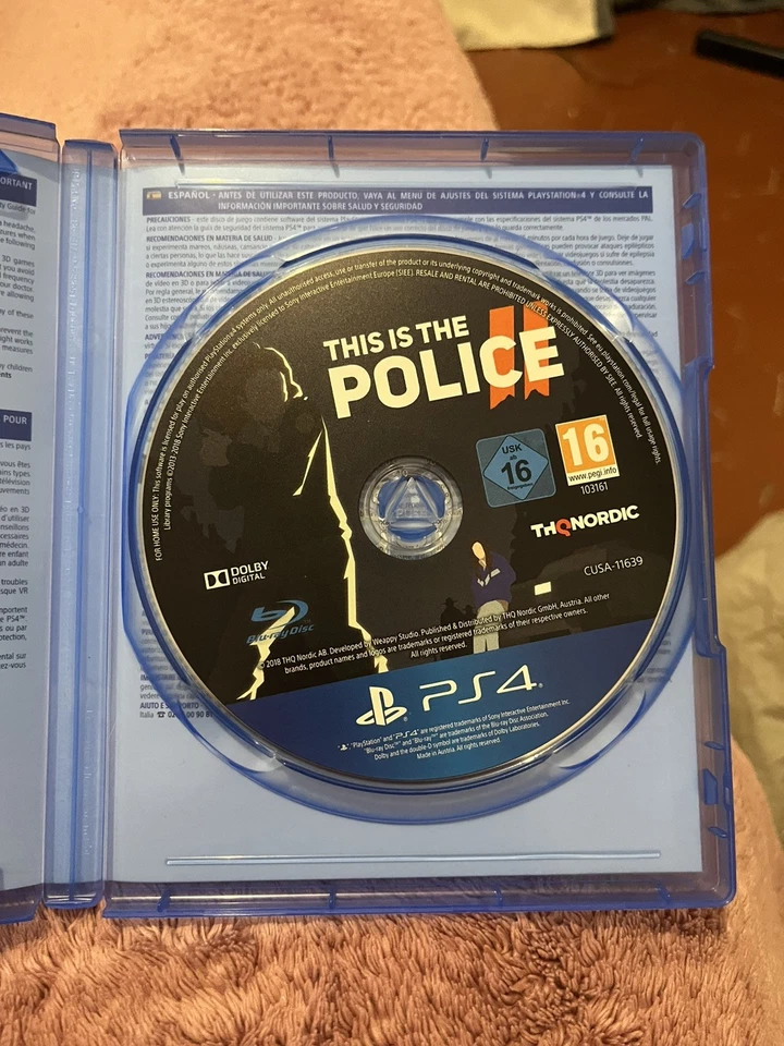 This is the Police 2 - PS4 - Playstation 4, photo 3 sur 3