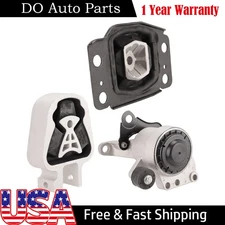 3pc Motor Mount Set for 2013-2018 Ford Fusion 2.0L Engine Auto Transmission