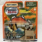 Vintage 1998 Matchbox Mattel Mission Bravo Desert Commandos 4 Mini Action Figure