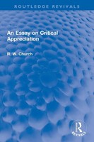 An Essay On Critical Appreciation | Ralph W. Church | Taschenbuch | Englisch
