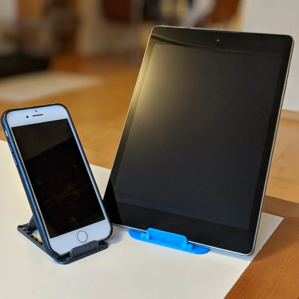 iPhone Stand, iPad Holder, Samsung Stand, Tablet Holder, Adjustable- 3D Printed  - Image 2 of 4