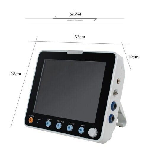 USA/Multi-parameter TEMP SPO2 ECG NIBP RESP Patient Monitor Portable Vital Sign - Picture 11 of 16