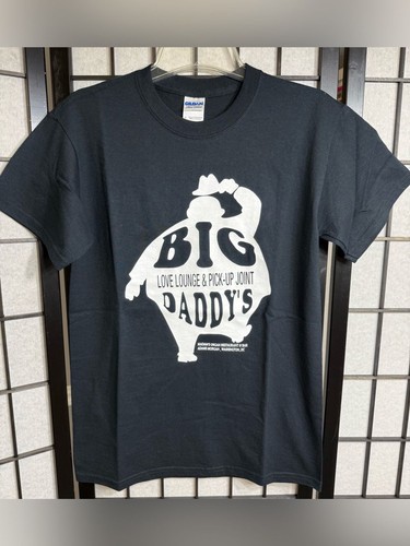 Black & White Graphic T-shirt BIG DADDY'S LOVE LOUNGE & PICK-UP JOINT Small