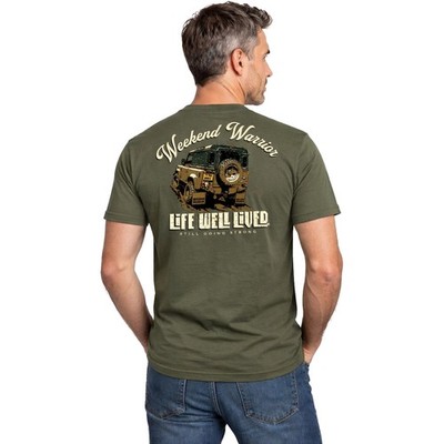 Life Well Lived Herren Weekend Warrior Kurzarm T-Shirt