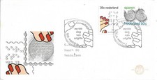 NETHERLANDS. FDC. 150 YEARS OF BRAILLE WRITING. 1975