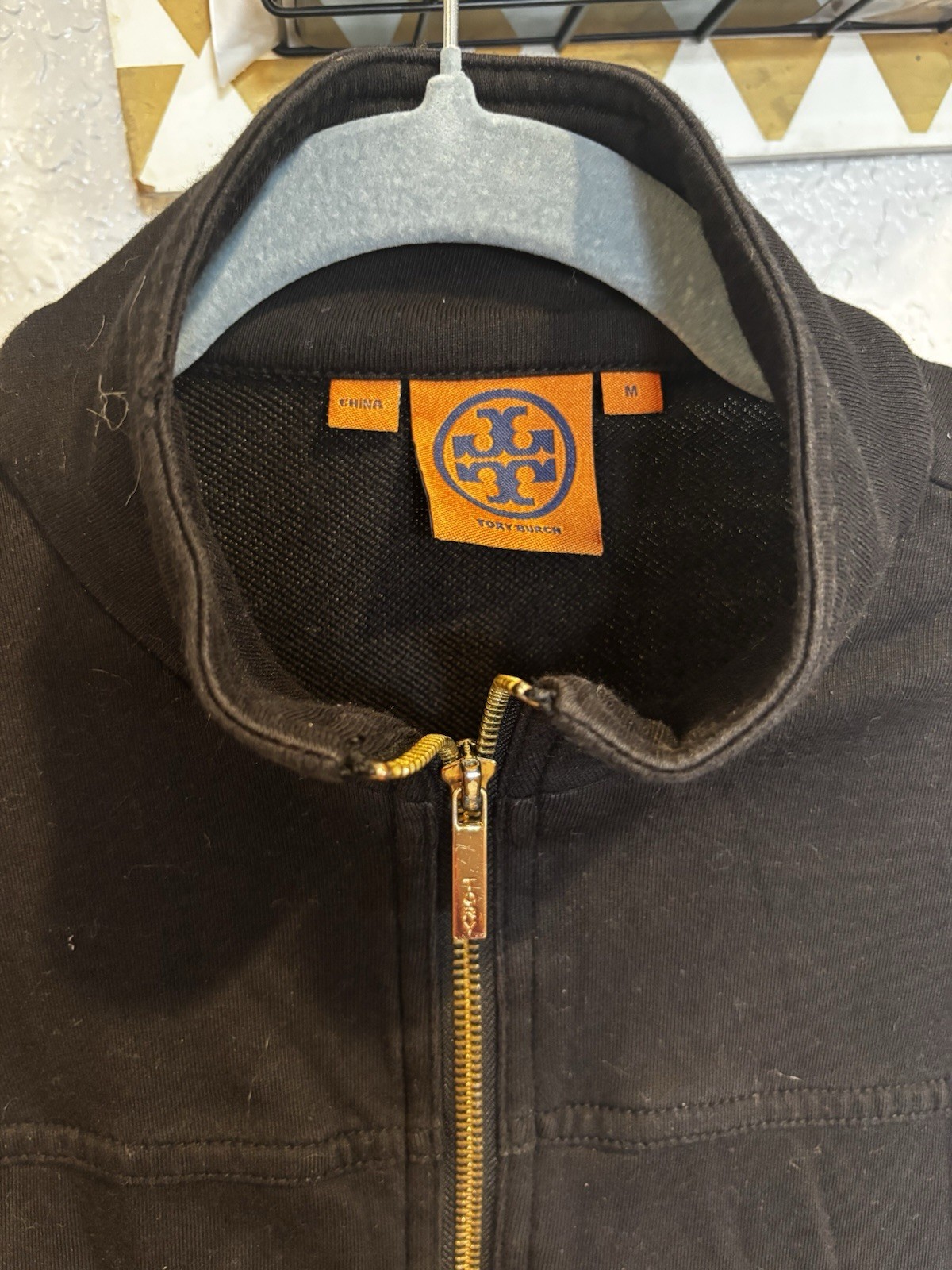 Tory Burch Basic Black Jacket cardigan  preppy Si… - image 4