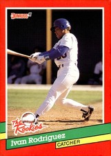 Ivan Rodriguez Base Donruss The Rookies 33 LP