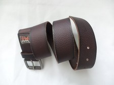 Timberland PRO Dark Brown Pebbled Leather Belt Size 34