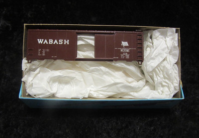 Athearn HO Scale NMRA Wabash (NJI&I) 40' Box Car No. 173 Kit 