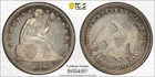 1849 $1 US Dollar, Liberty Seated, PCGS AU Detail, Cleaned, Scarce