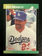 1989 Donruss Baseball's Best Kirk Gibson #10 Los Angeles Dodgers