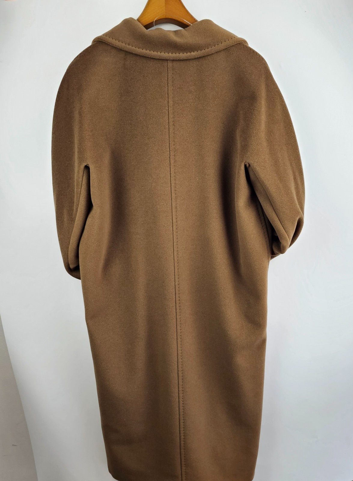 MAX MARA Madame 101801 Belted Brown Wool Long Coat New & Authentic image 8