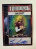 SAM LEAVITT 2025 Leaf Optichrome Football Tempest Red Shimmer AUTO #1/2 Nice!
