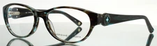 ADRIENNE VITTADINI 1136 BLU GRN Blue Green Womens Oval Eyeglasses 53-16-135 B:37