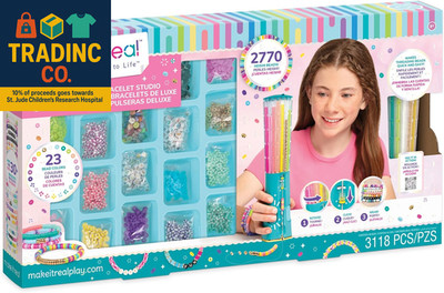 Swift Clicks Deluxe Bracelet Studio - Create Colorful Friendship Bracelets with