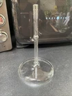 PYREX FLAMEWARE 9 CUP COFFEEPOT CLEAR GLASS STEM PUMP 7759