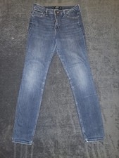 Womens Hollister High-Rise Super Skinny Soft Stretch Blue Jeans 9L 29x30