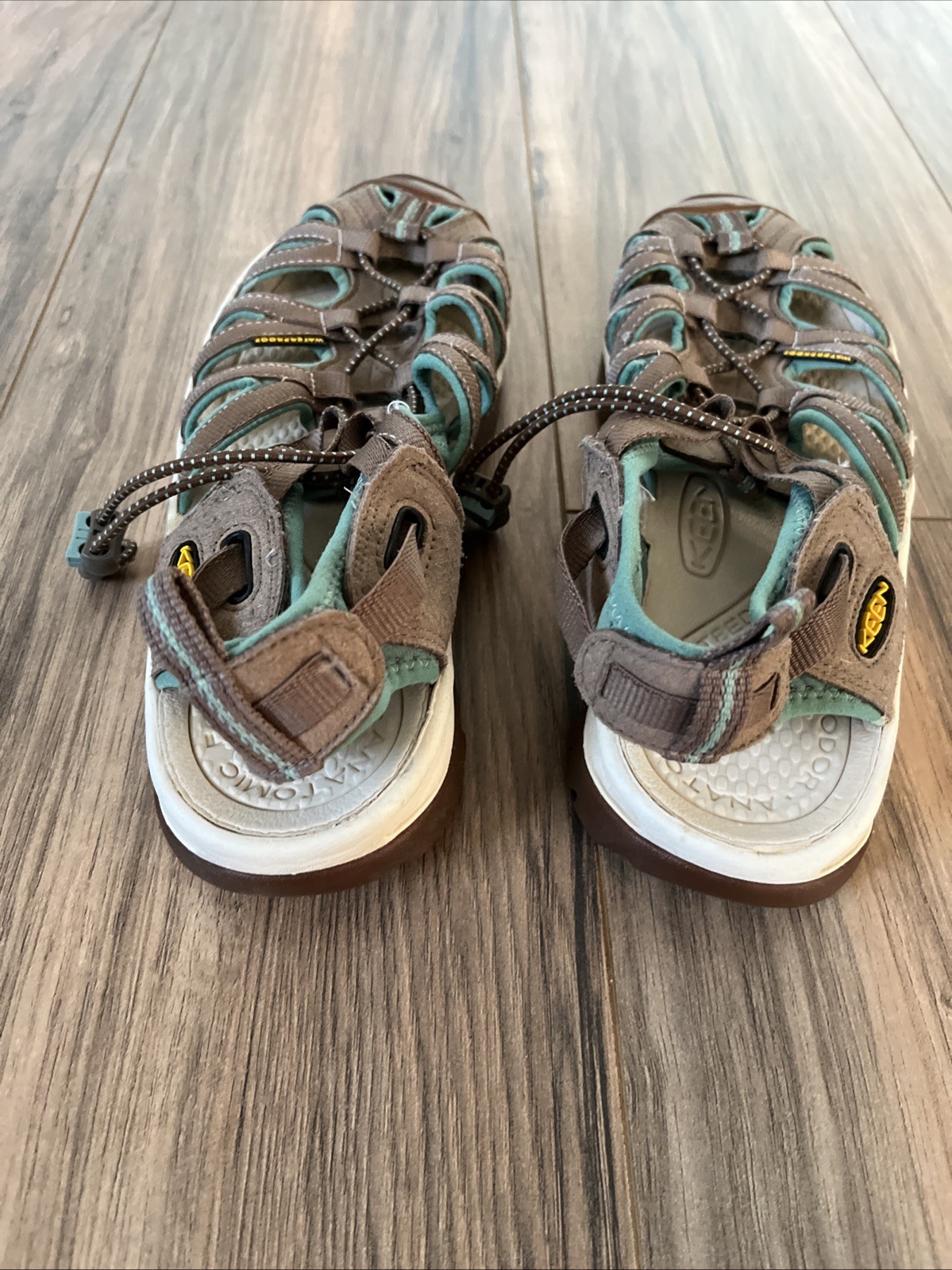 Scarpe sandali sportivi Keen donna grigio turchese taglia 9 5 impermeabili