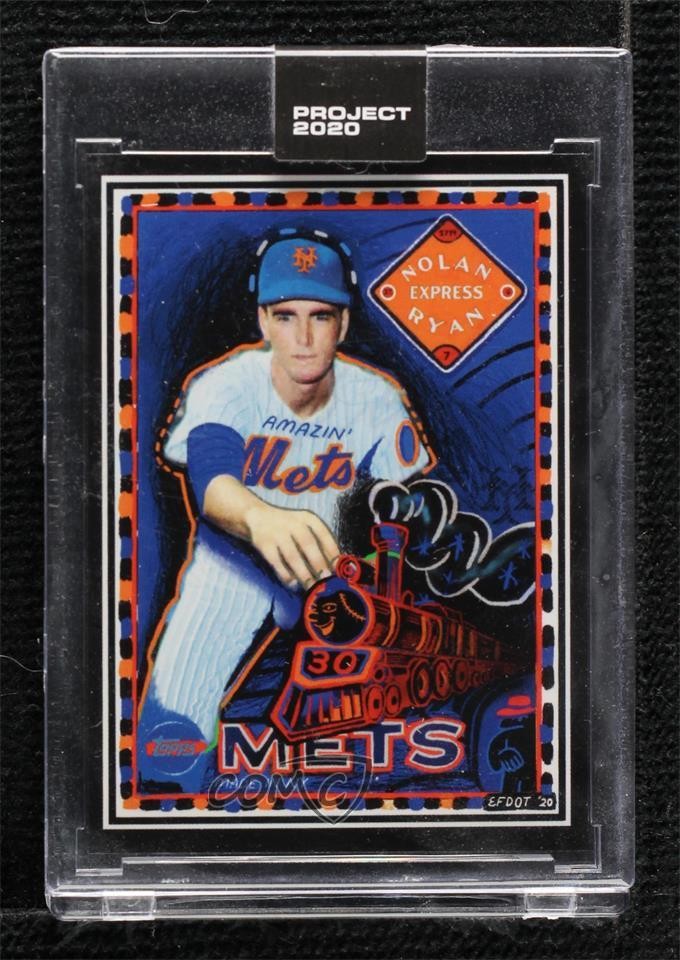 2020 Topps Project 2020 1969 Topps /4103 Nolan Ryan Efdot #52 HOF g1z