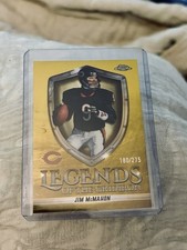 2025 Topps Chrome - Jim McMahon Legends of the Gridiron Gold /275 Insert