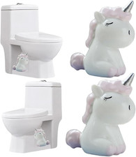 2 Pack Toilet Bolt Covers Decorative, Animal Toilet Bolt Caps Decorative, Cute B