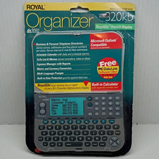 Royal DS3080 Organizer 320KB Backlit Display 6-Line Calendar Calculator Alarm