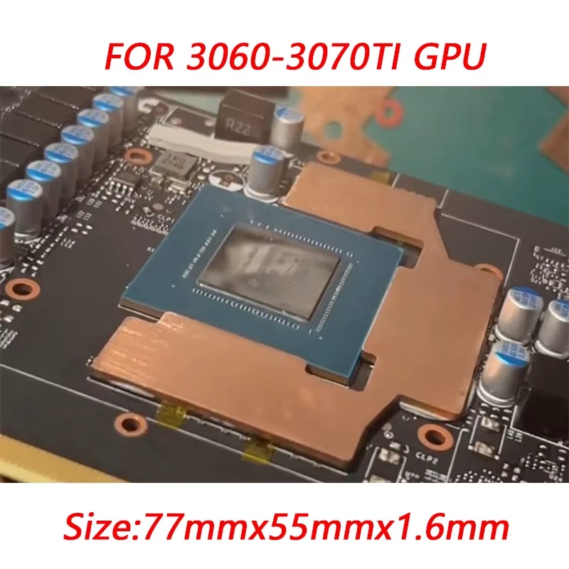 GPU RAM Copper Heat Sink For Radiator Memory Miner RTX 3060 3070 3080 3090 / 560 - Image 4 of 4