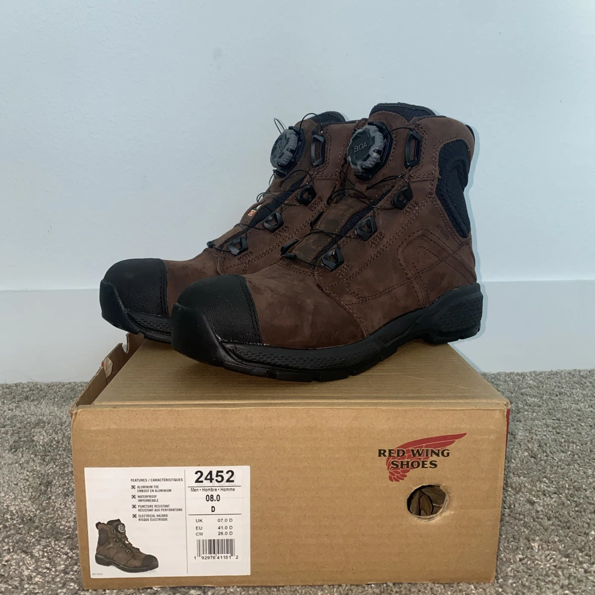 Red Wing 褐色男靴| eBay