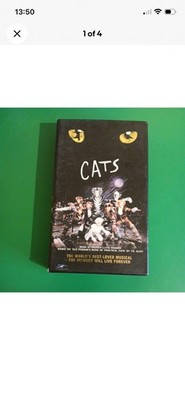 Cats Andrew Lloyd Webber Musical Cast VHS Cassette Special Case