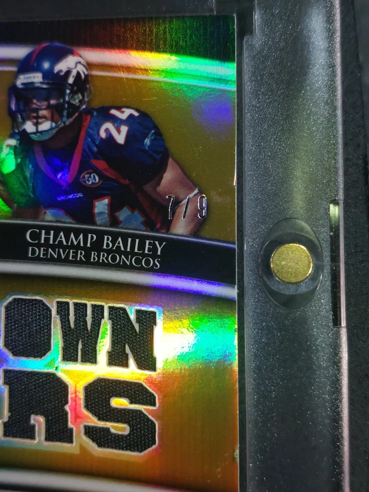 #7/9! USADO EN EL JUEGO 🔥 REVISIÓN ✨️ BAILEY 2010 Topps Triple Threads esquinas de apagado 🚀 Foto 2 de 3