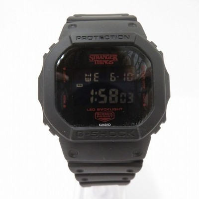 CASIO G-SHOCK Stranger Things DW-5600STT-1JR Digital Quartz Black From Japan