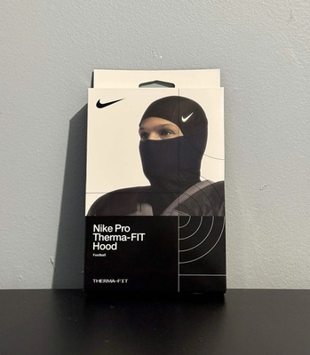 #ad Nike Pro Therma Fit Hyperwarm Hood Balaclava Black Ski Face Mask Unisex $13.50
