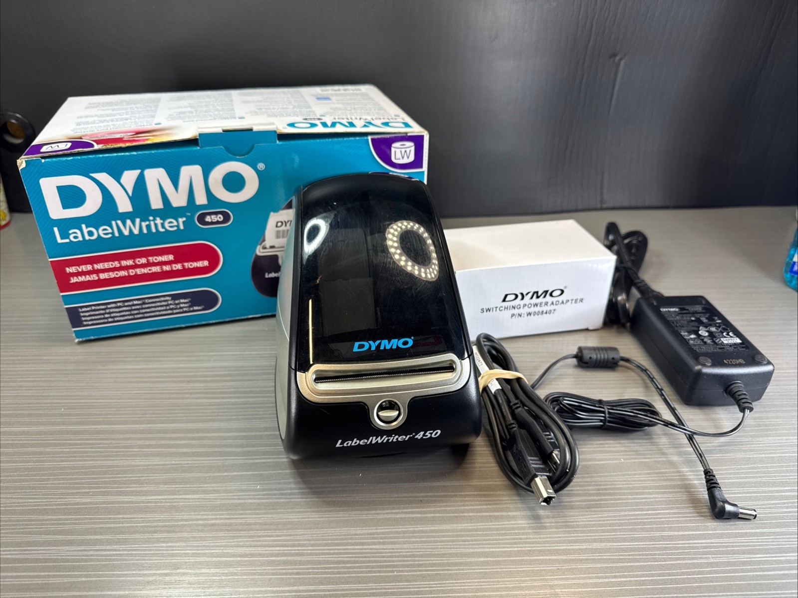 Dymo LabelWriter 450 Label Printer  - Black/Silver - Mac / Windows Tested