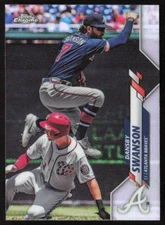 2020 Topps Chrome Refractor Dansby Swanson #65 Atlanta Braves