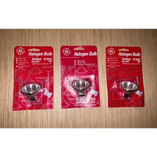 Lot of 3x GE Halogen bulb 35W 50W 12 Volt Floodlight EXN General Electric