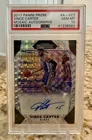 2017 Panini Prizm Vince Carter #A-VCT “Mosaic Autographs /99” PSA 10